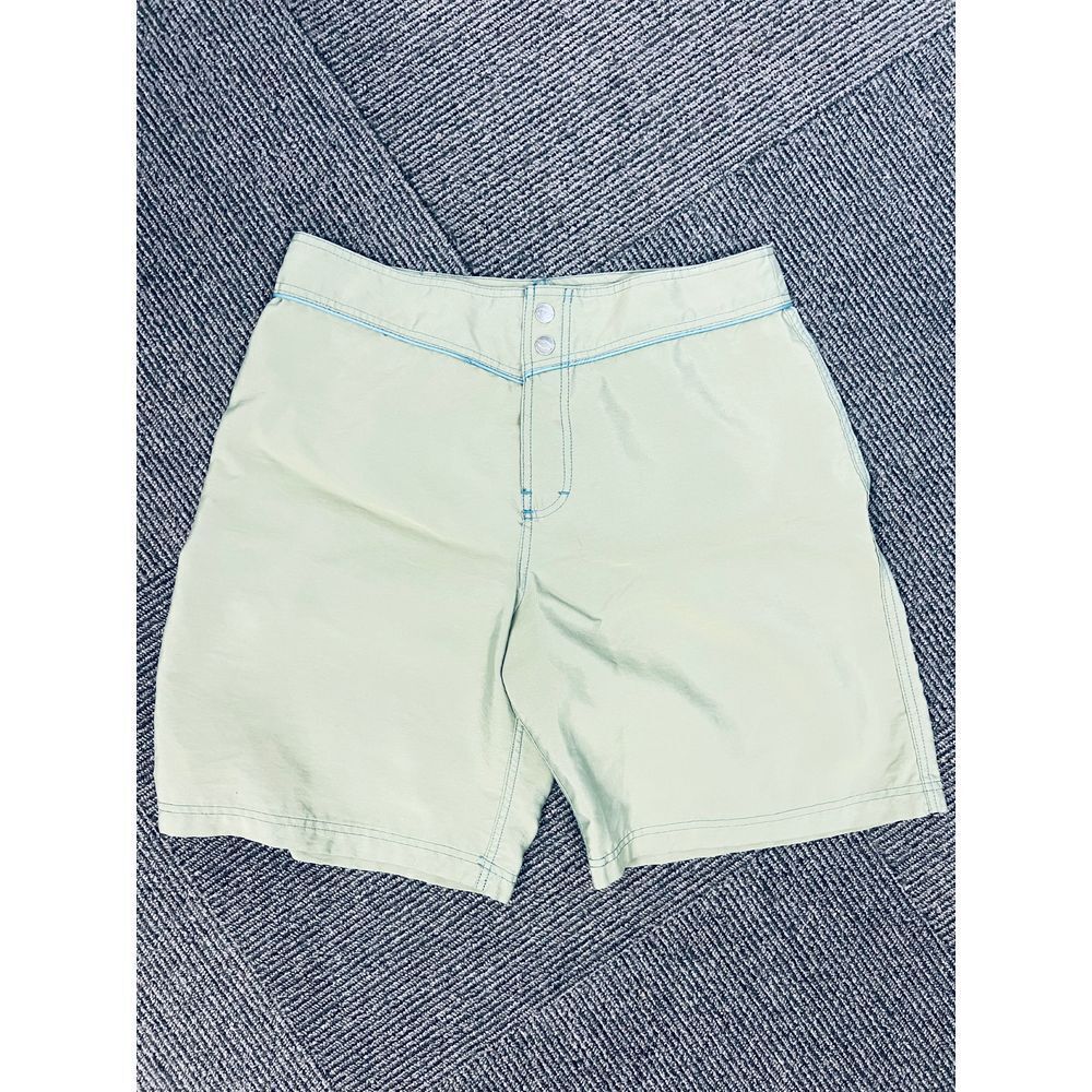 Vans Board Shorts Mens Large Green Surf Swim Shorts Retro Vans y2k